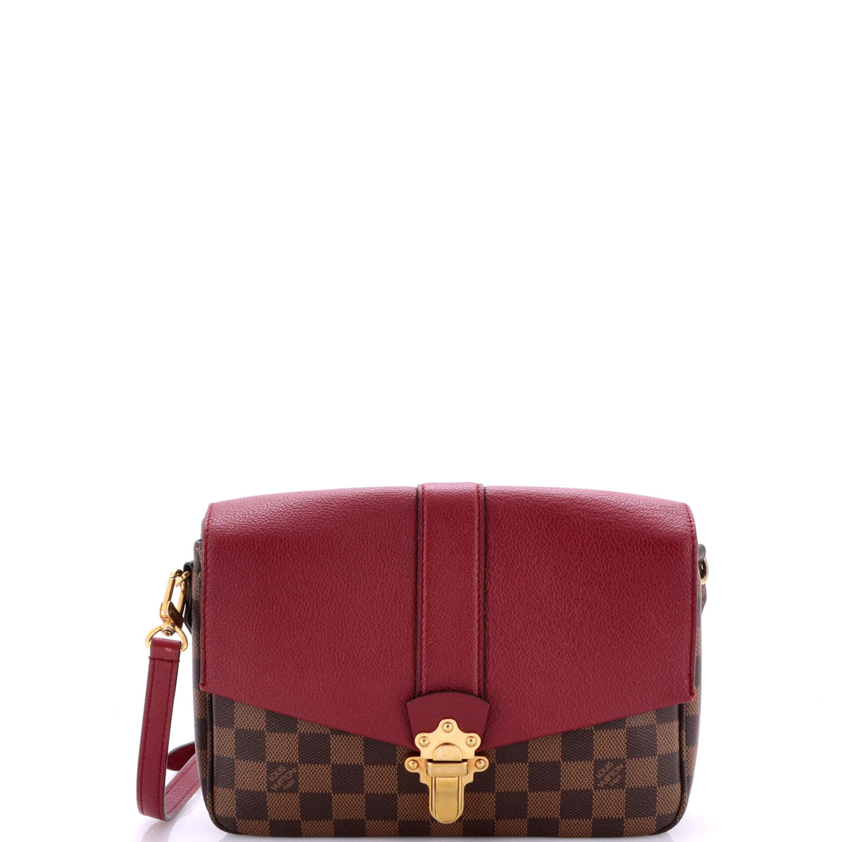 Louis Vuitton Clapton Handbag Damier and Leather PM