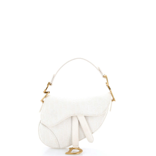 Saddle Handbag Oblique Canvas Mini