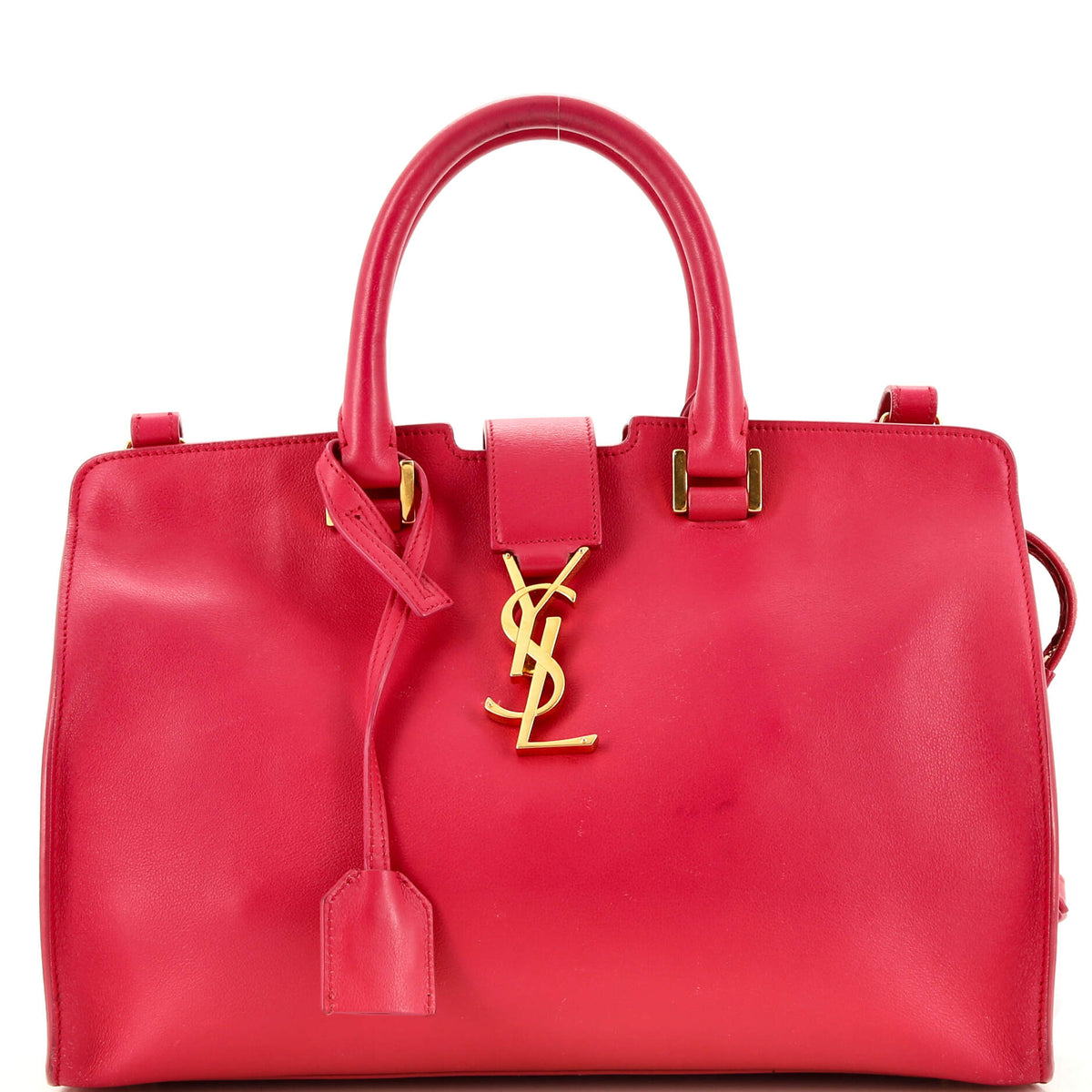 Saint Laurent Monogram Cabas Leather Small