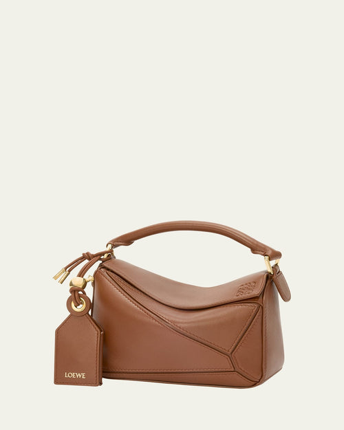 Puzzle Mini Top-Handle Bag in Nappa Leather