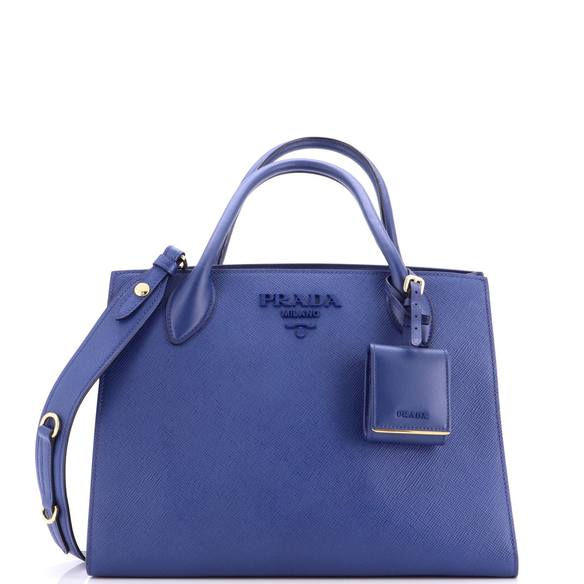 Prada PRADA Monochrome Tote Saffiano with City Calf Medium