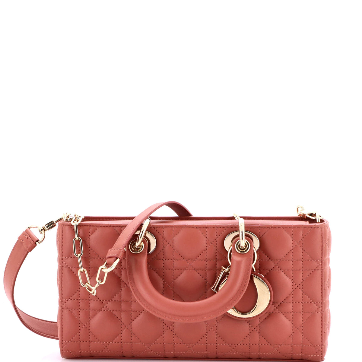 Christian Dior Lady D-Joy Bag Cannage Quilt Lambskin Small