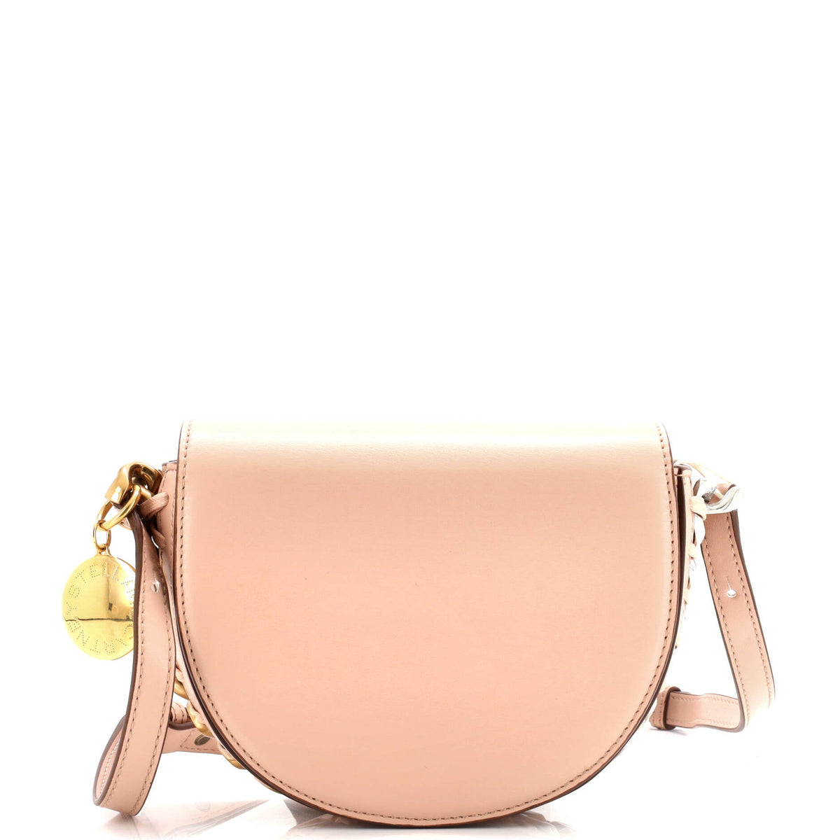 Stella McCartney Frayme Flap Shoulder Bag Faux Leather Small