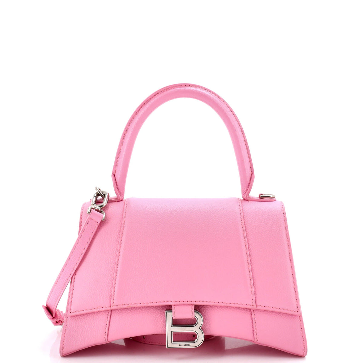 Balenciaga Hourglass Top Handle Bag Leather Small