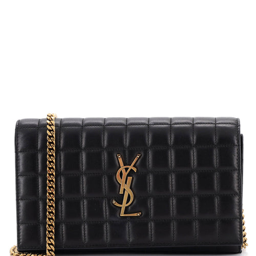 Cassandre Wallet on Chain Quilted Leather Medium