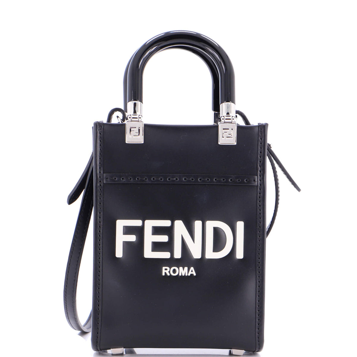 Fendi FENDI Sunshine Shopper Tote Leather Mini