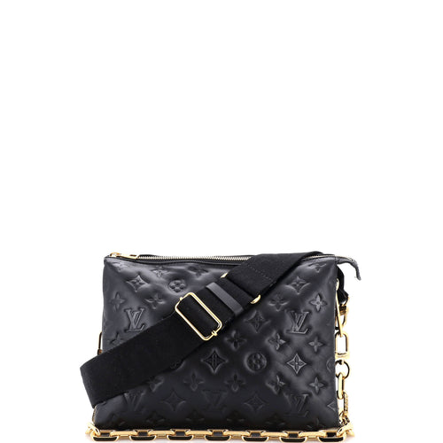 Coussin Bag Monogram Embossed Lambskin PM