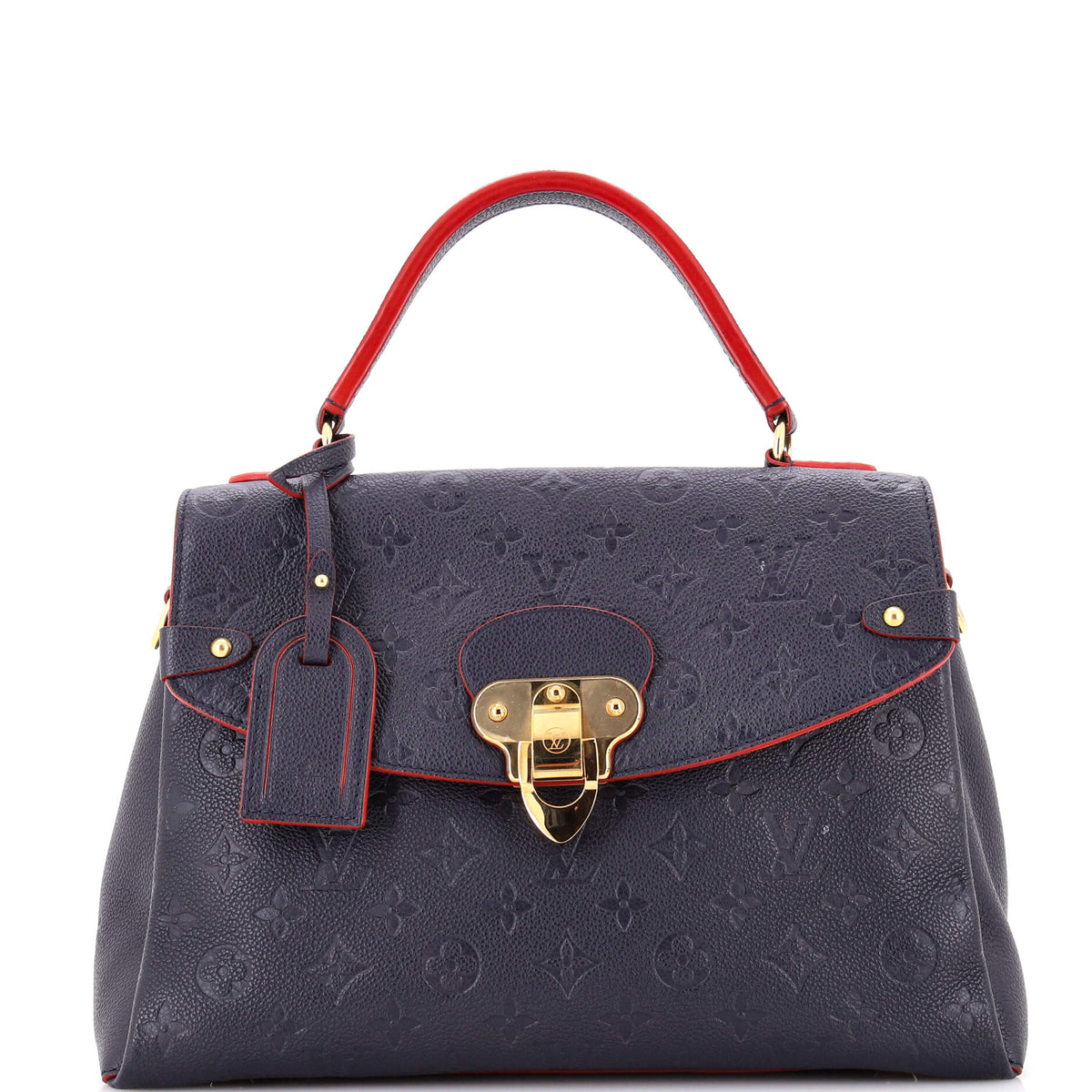 Louis Vuitton Georges Handbag Monogram Empreinte Leather MM