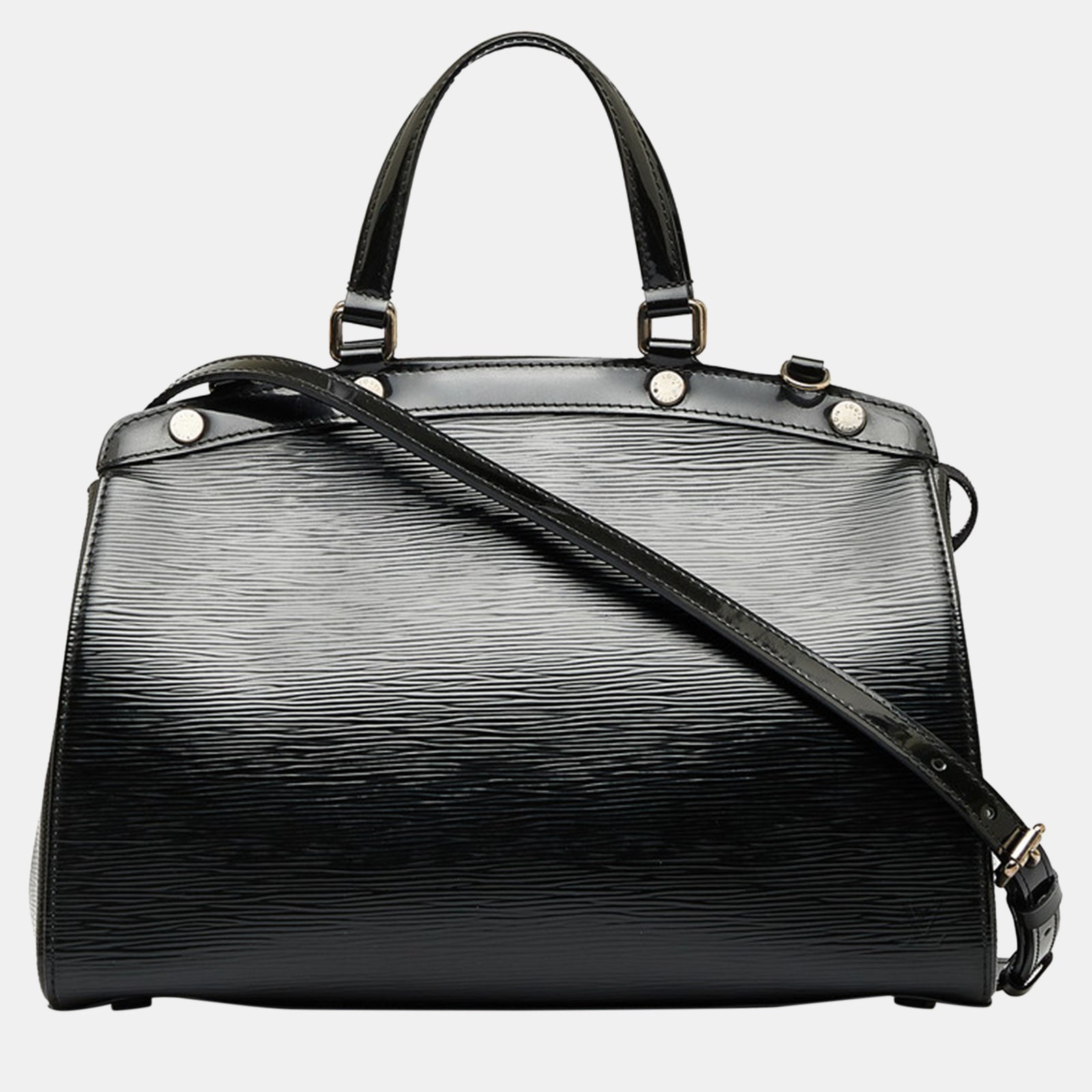 Louis Vuitton Sac cartable Epi Brea MM en cuir noir