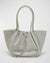 Large Drawstring Suede Tote Bag