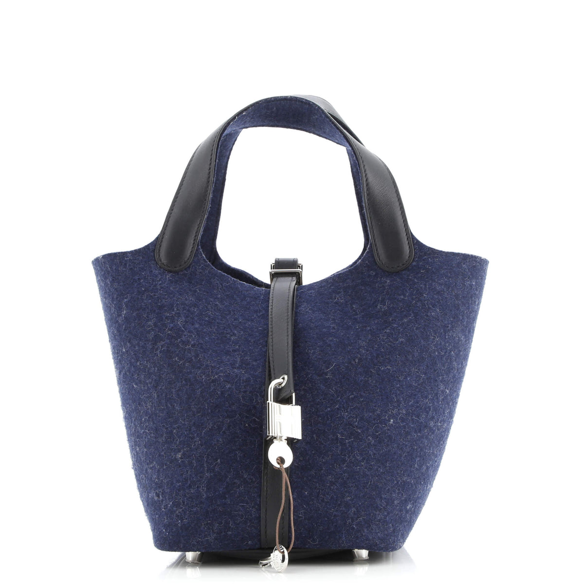 Herm?s Picotin Lock Bag Felt with Leather PM