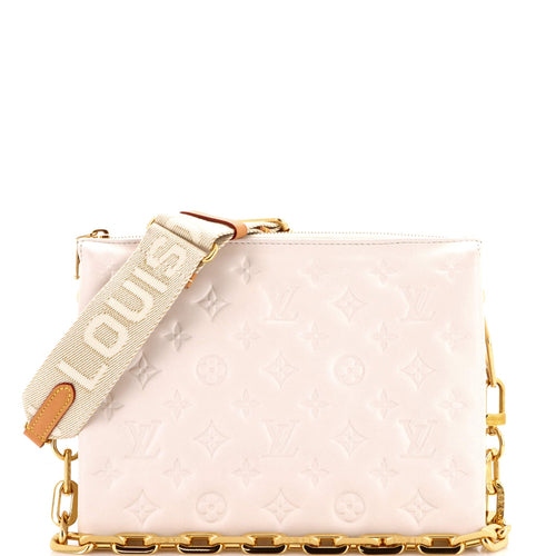 Coussin Bag Monogram Embossed Lambskin PM