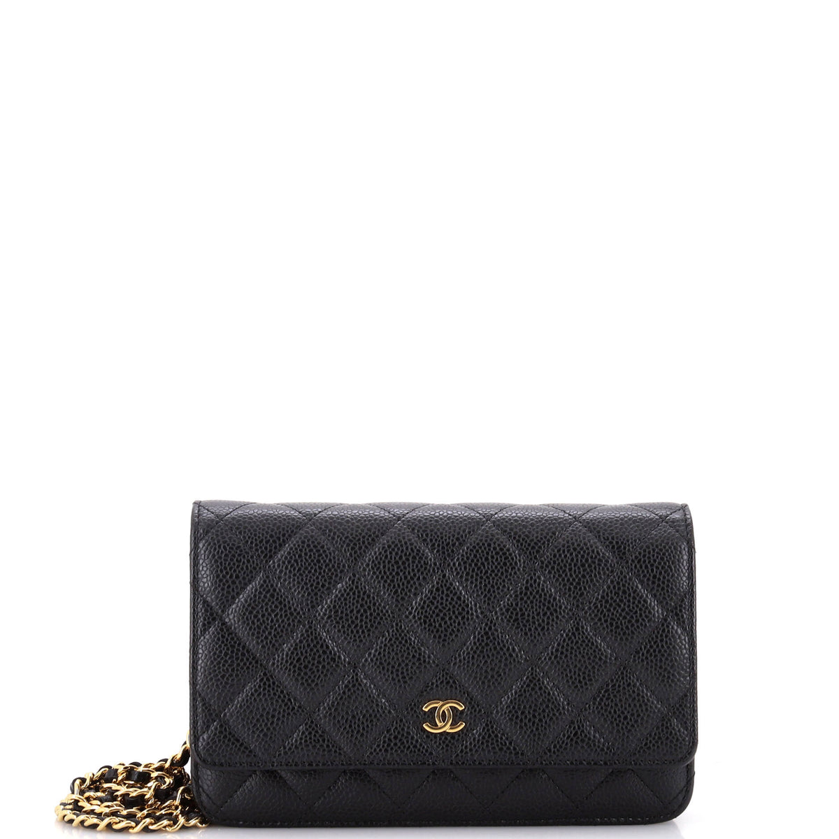 Chanel CHANEL Wallet on Chain Quilted Caviar