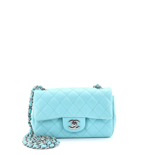 CHANEL Classic Single Flap Bag Quilted Lambskin Mini