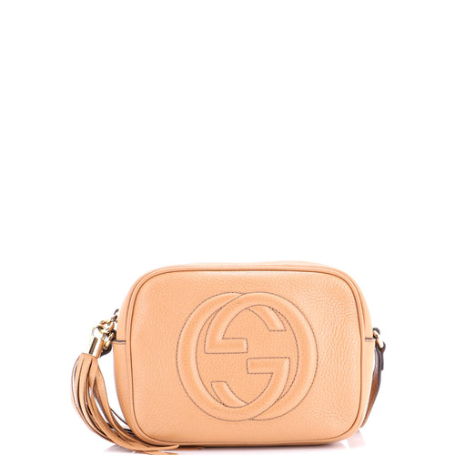 GUCCI Soho Disco Crossbody Bag Leather Small