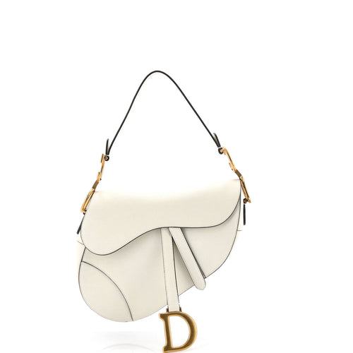Saddle Handbag Leather Medium