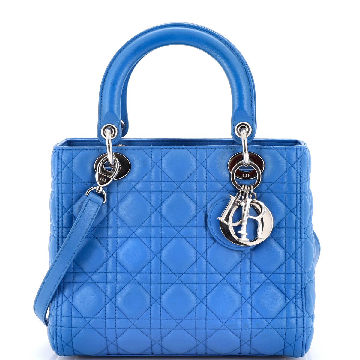 Christian Dior Lady Dior Bag Cannage Quilt Lambskin Medium