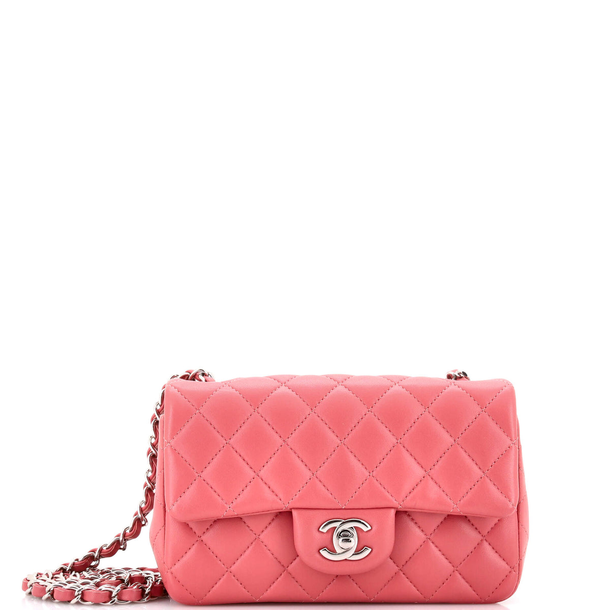 Chanel CHANEL Classic Single Flap Bag Quilted Lambskin Mini