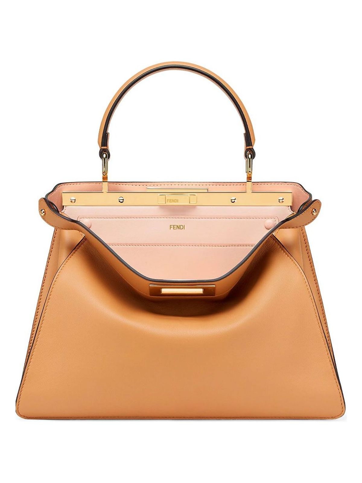 Fendi Women's Peekaboo Iseeu Media Bag in Brown | Size UNICA | 8BN321A6V3