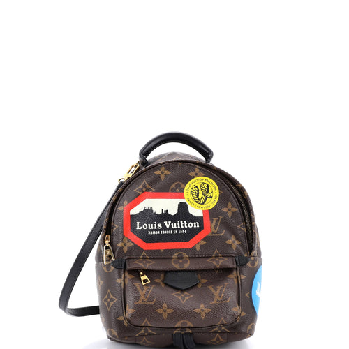 Palm Springs Backpack Limited Edition World Tour Monogram Canvas Mini