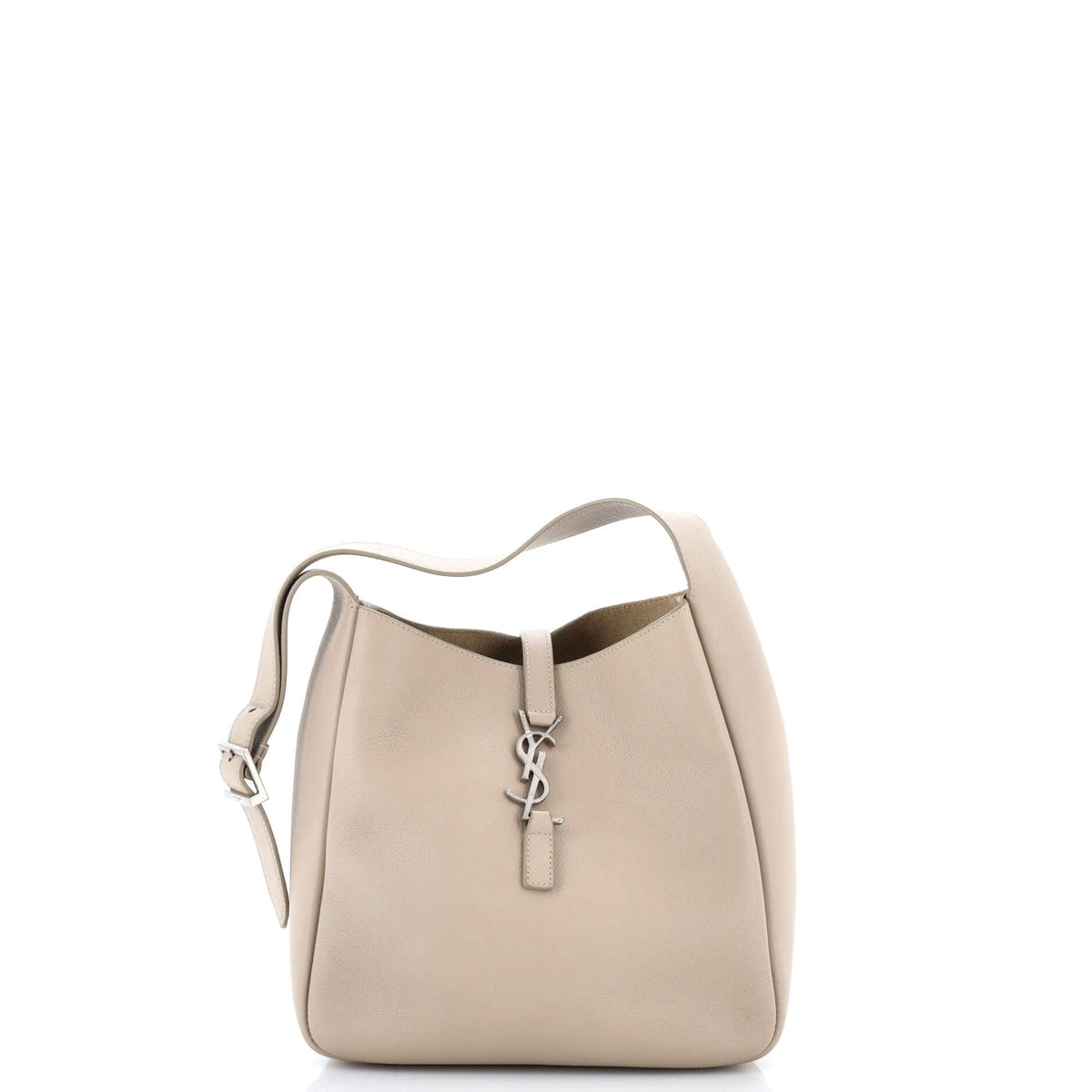 Saint Laurent Le 5 a 7 Supple Hobo Leather Small