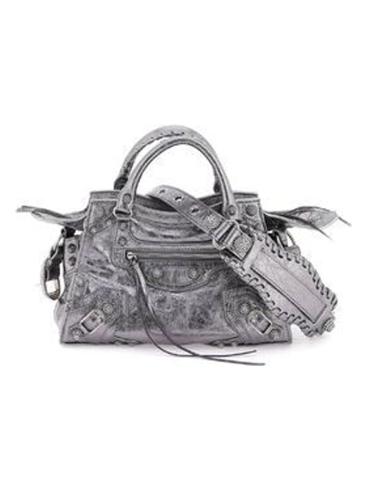 Balenciaga Women's Neo Cagole Xs Bag in Silver | 700940 Color 210D0 Color 8103