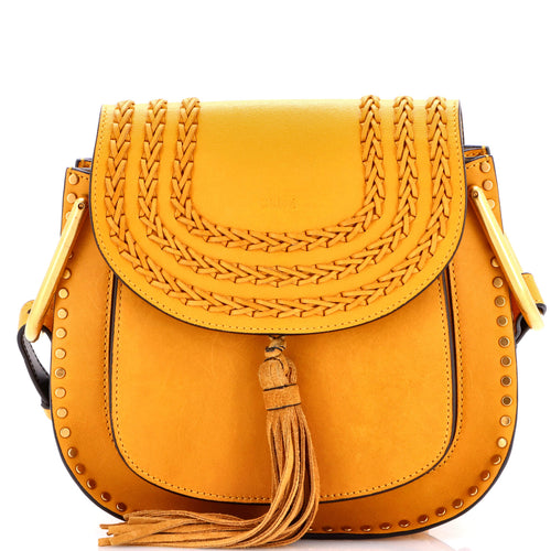 CHLOE Hudson Handbag Whipstitch Leather Medium