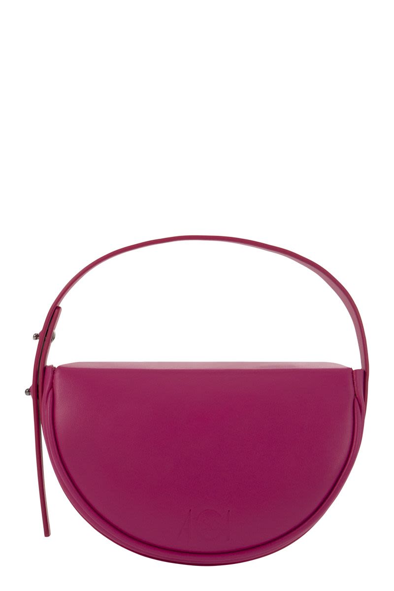 A504 Women's Half Moon - Hand Bag in Fuchsia | Size XS | AIA005