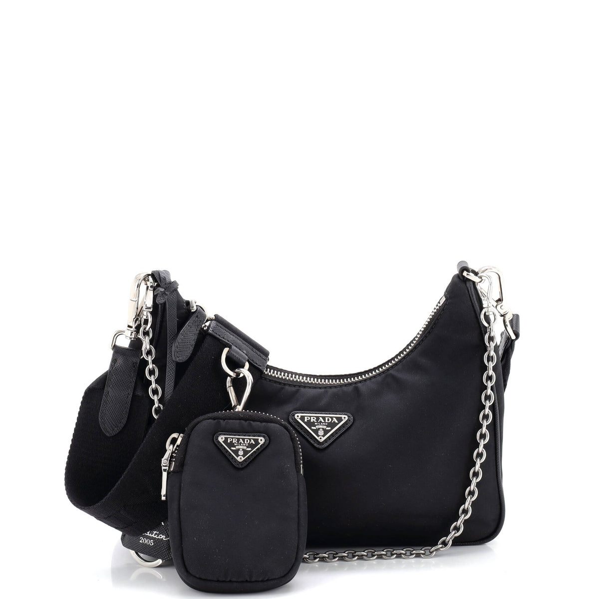 Prada PRADA Re-Edition 2005 Shoulder Bag Tessuto Small