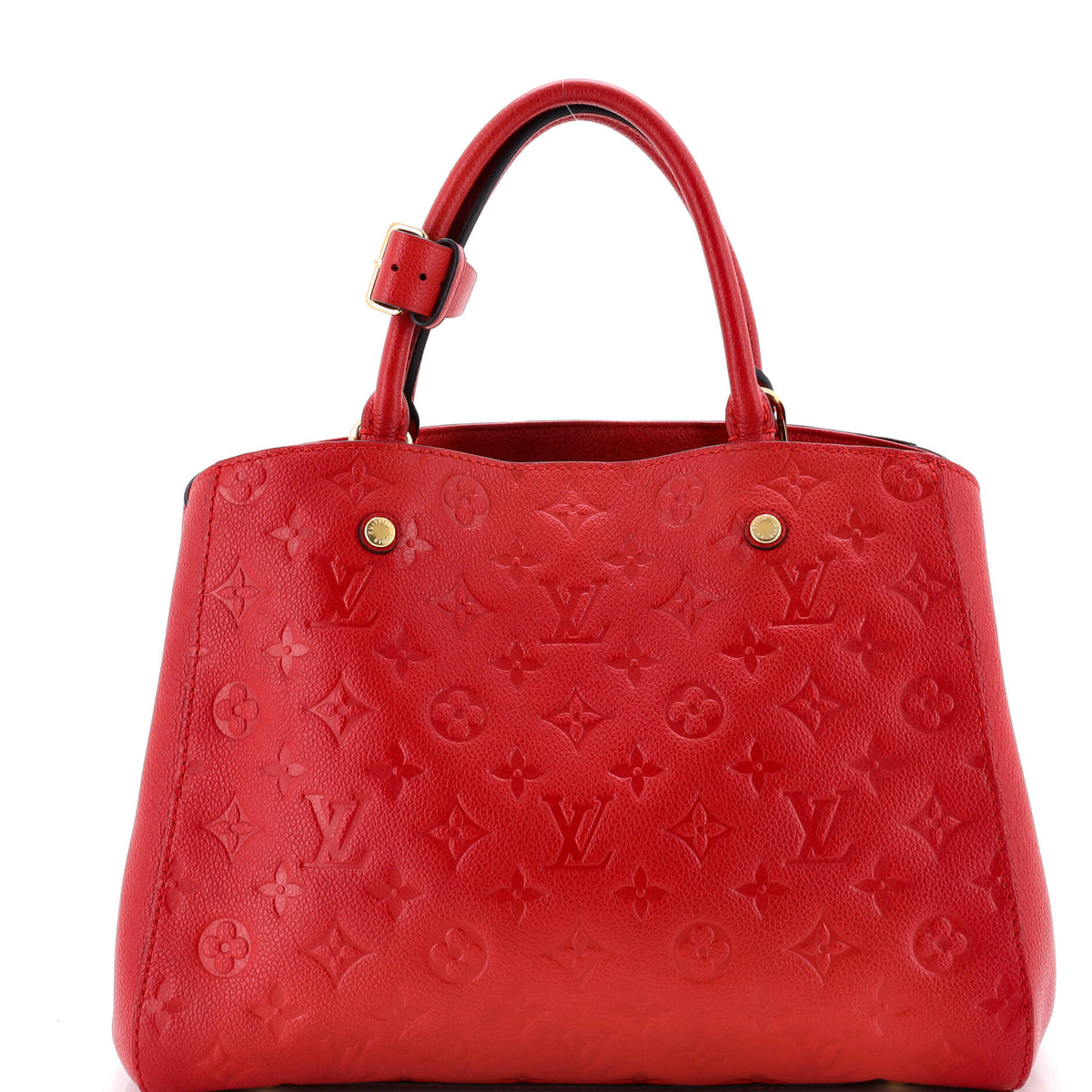 Louis Vuitton Montaigne Handbag Monogram Empreinte Leather MM