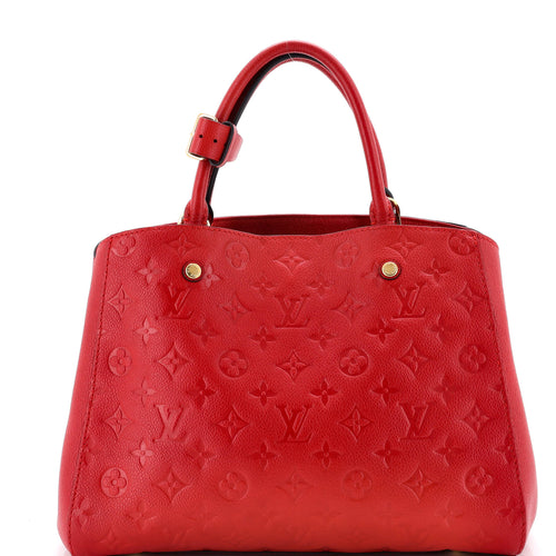 Montaigne Handbag Monogram Empreinte Leather MM