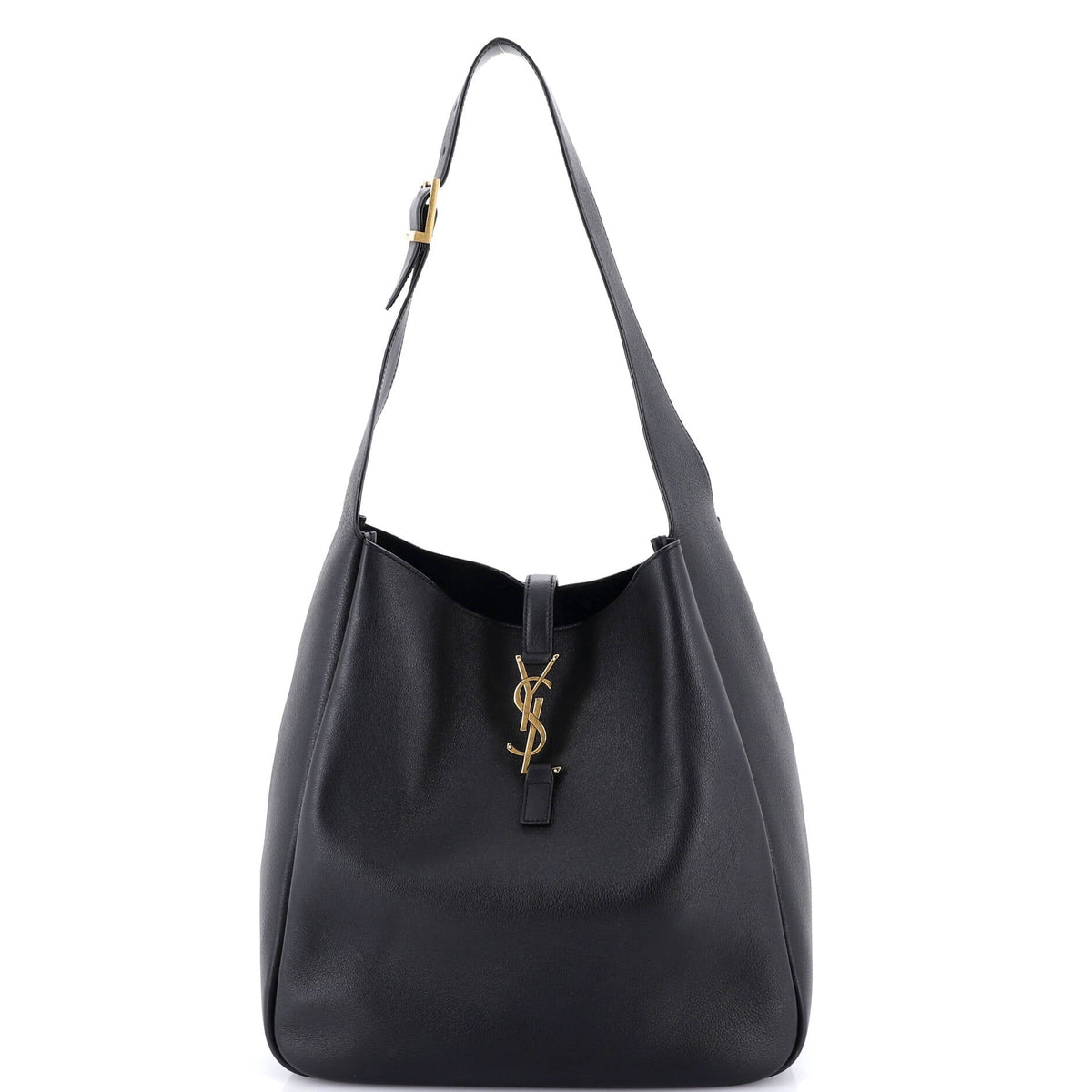 Saint Laurent Le 5 a 7 Supple Hobo Leather Large