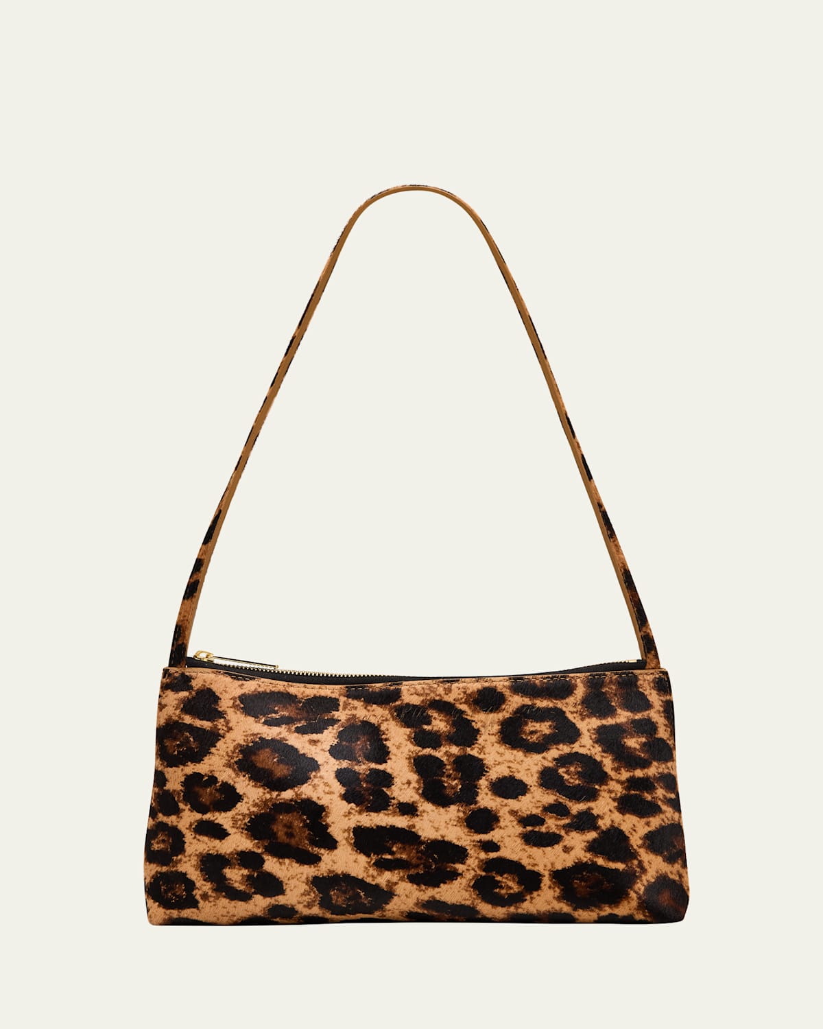Mansur Gavriel Gaia Animal-Print Calf Hair Shoulder Bag