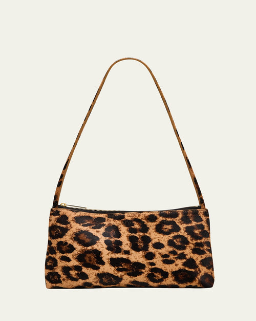 Gaia Animal-Print Calf Hair Shoulder Bag