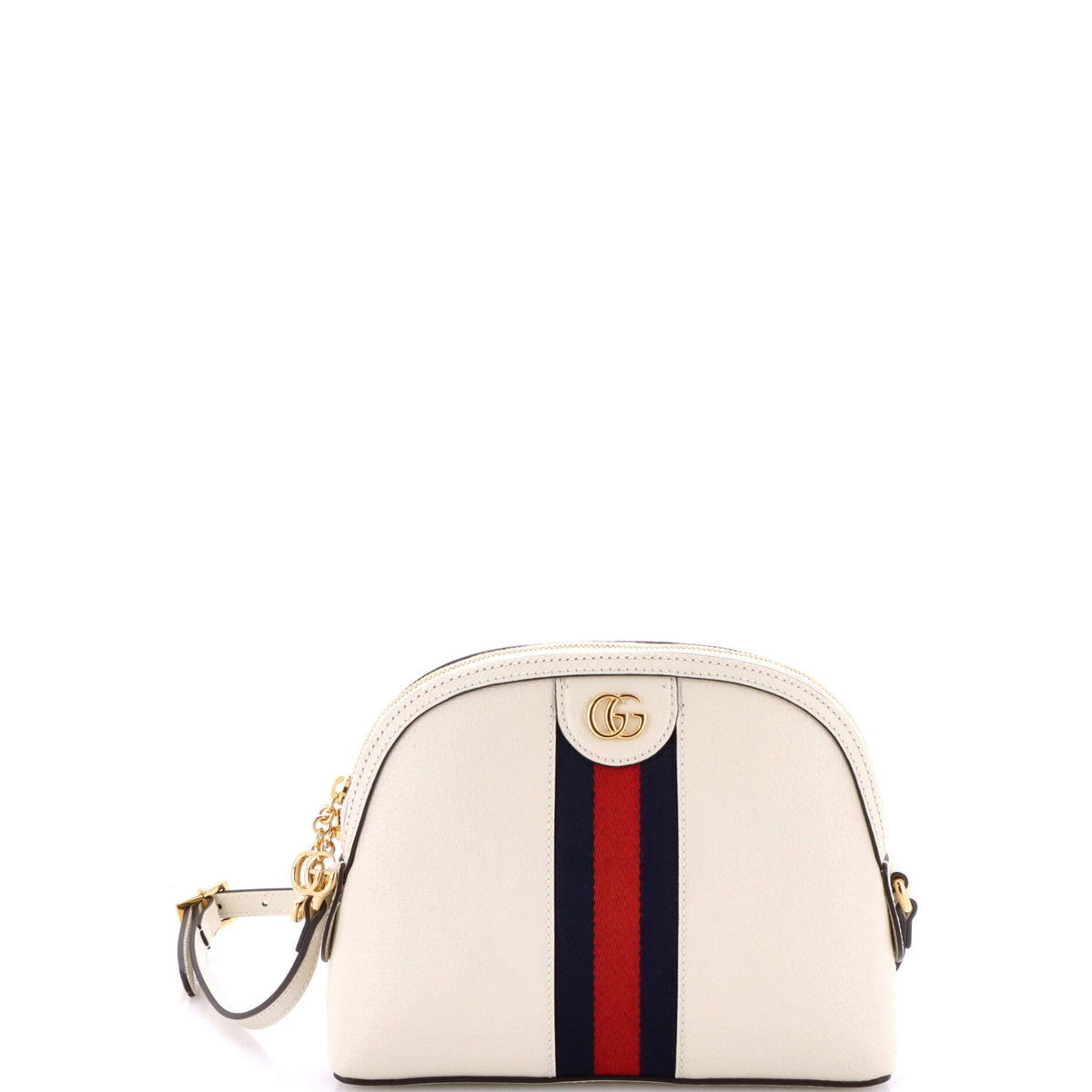 Gucci GUCCI Ophidia Dome Shoulder Bag Leather Small