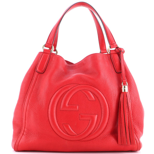 GUCCI Soho Shoulder Bag Leather Medium