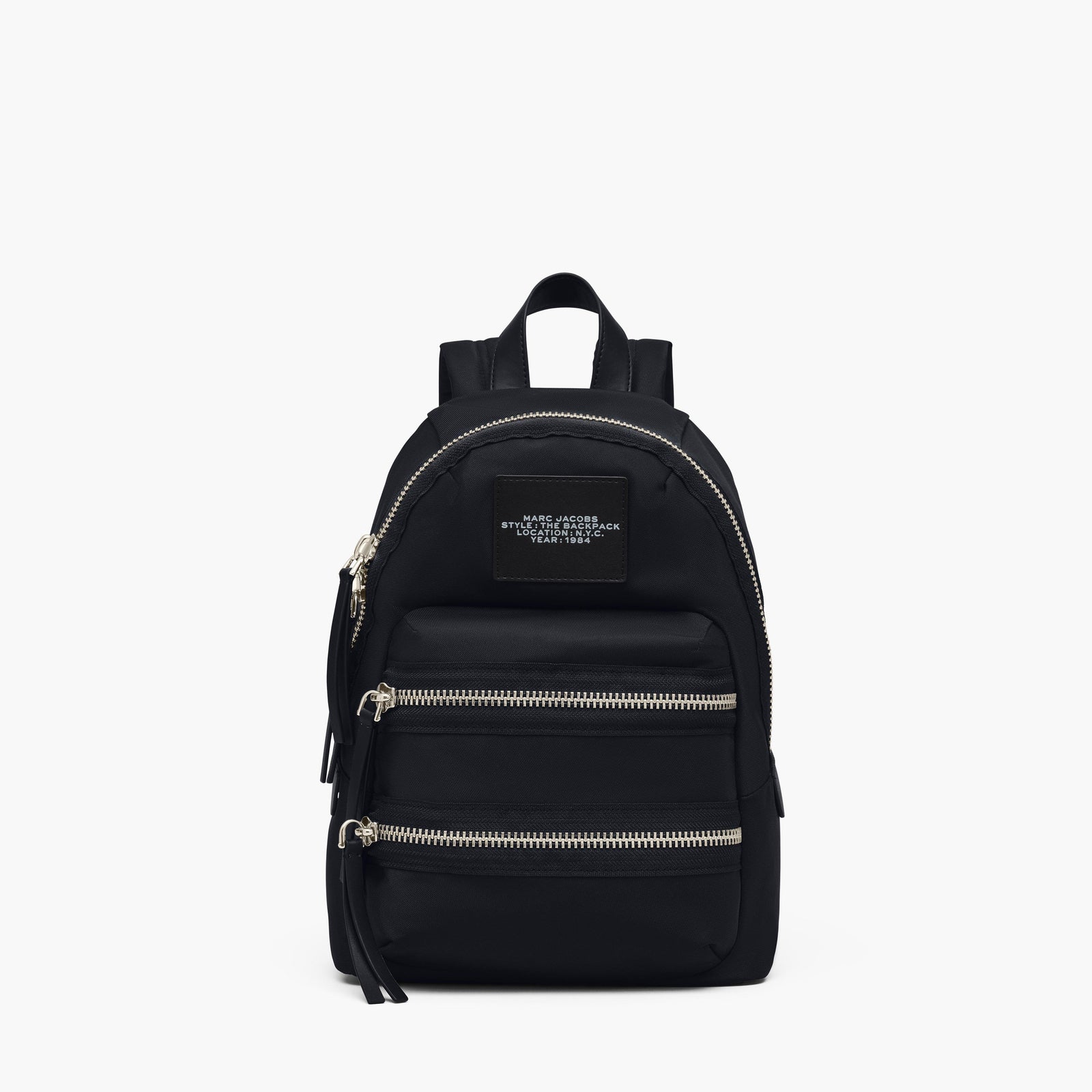 Marc Jacobs The Biker Nylon Medium Backpack in Black