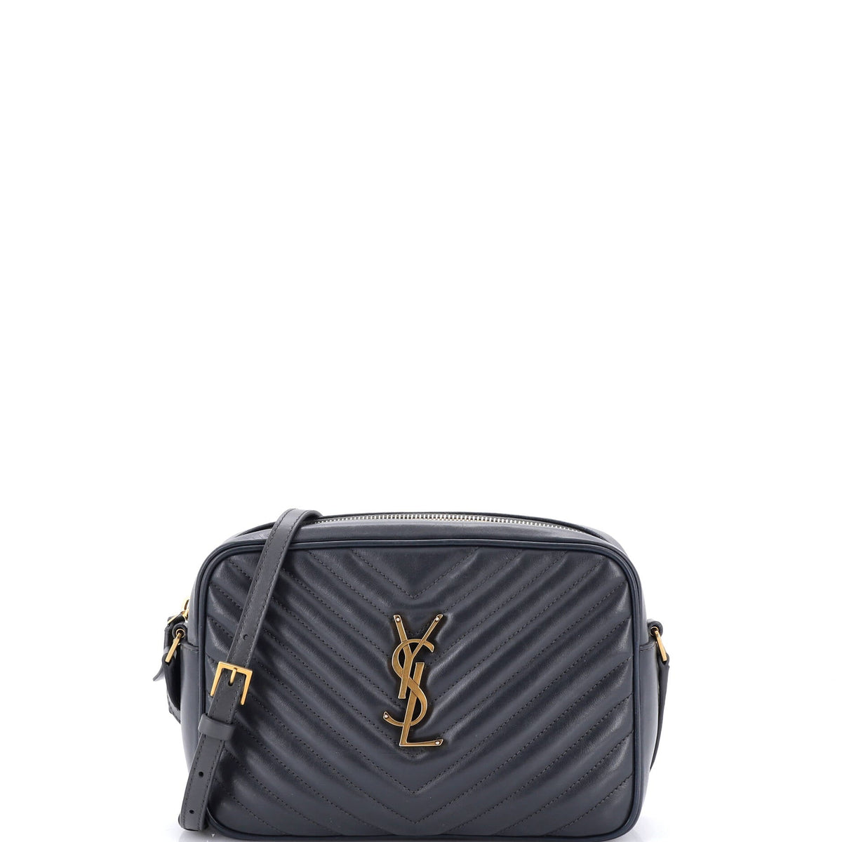Saint Laurent Lou Camera Bag Matelasse Chevron Leather Small