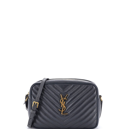 Lou Camera Bag Matelasse Chevron Leather Small