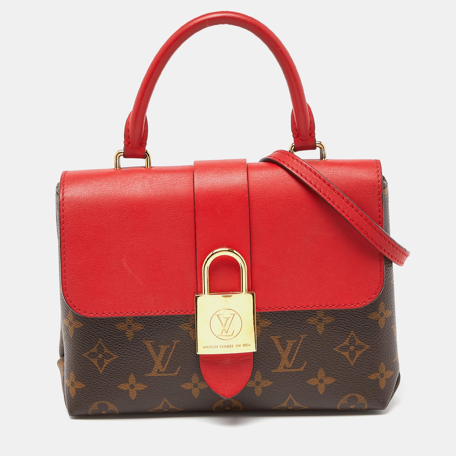 Louis Vuitton Locky BB-Tasche aus Canvas mit Monogramm von Coquelicot