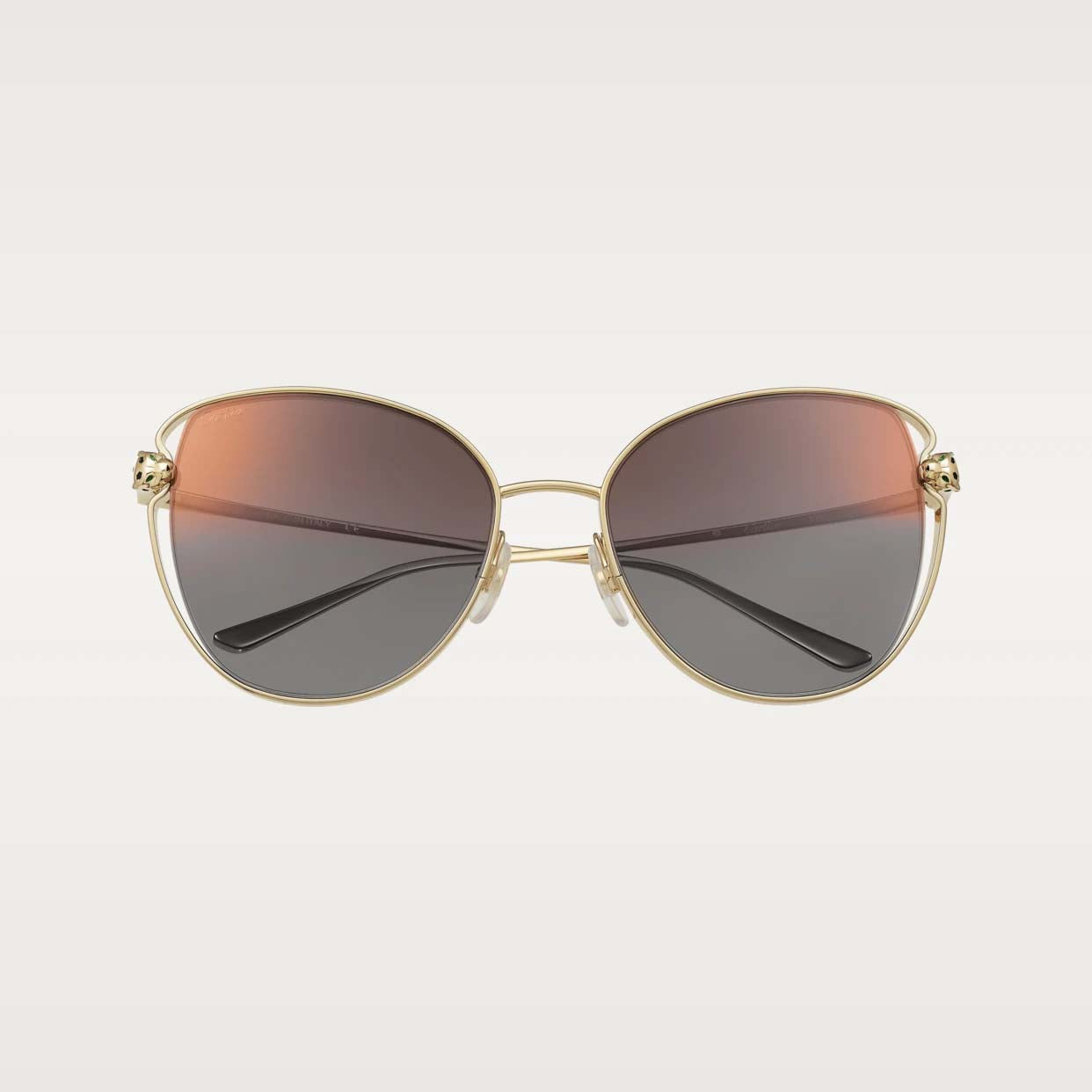 Cartier Gold - Butterfly Shaped Panther Sunglasses