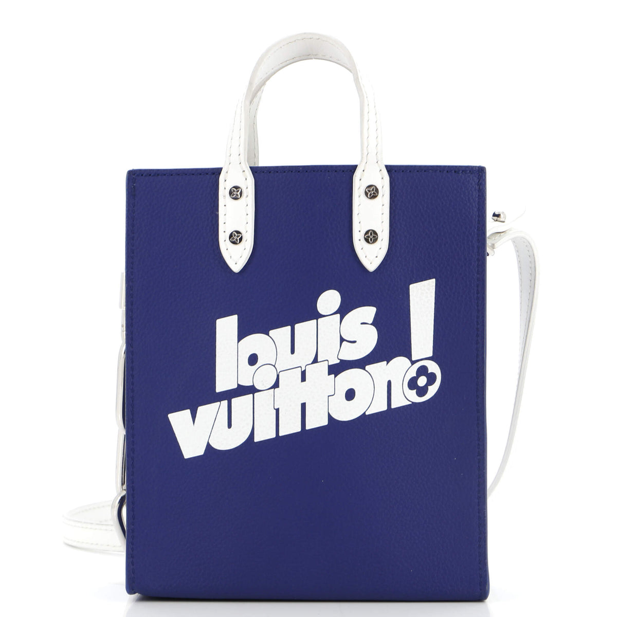 Louis Vuitton Sac Plat Bag Everyday Signature Printed Leather XS