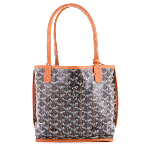 GOYARD Anjou Reversible Tote Coated Canvas Mini