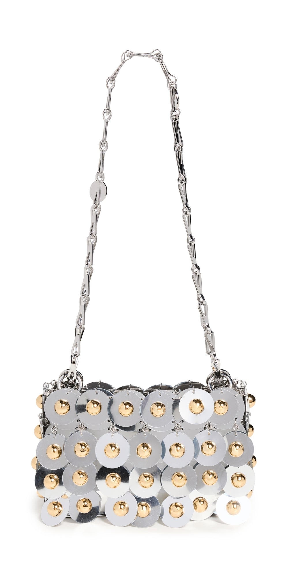 Rabanne Sac a Main Shoulder Bag Silver/Gold One Size