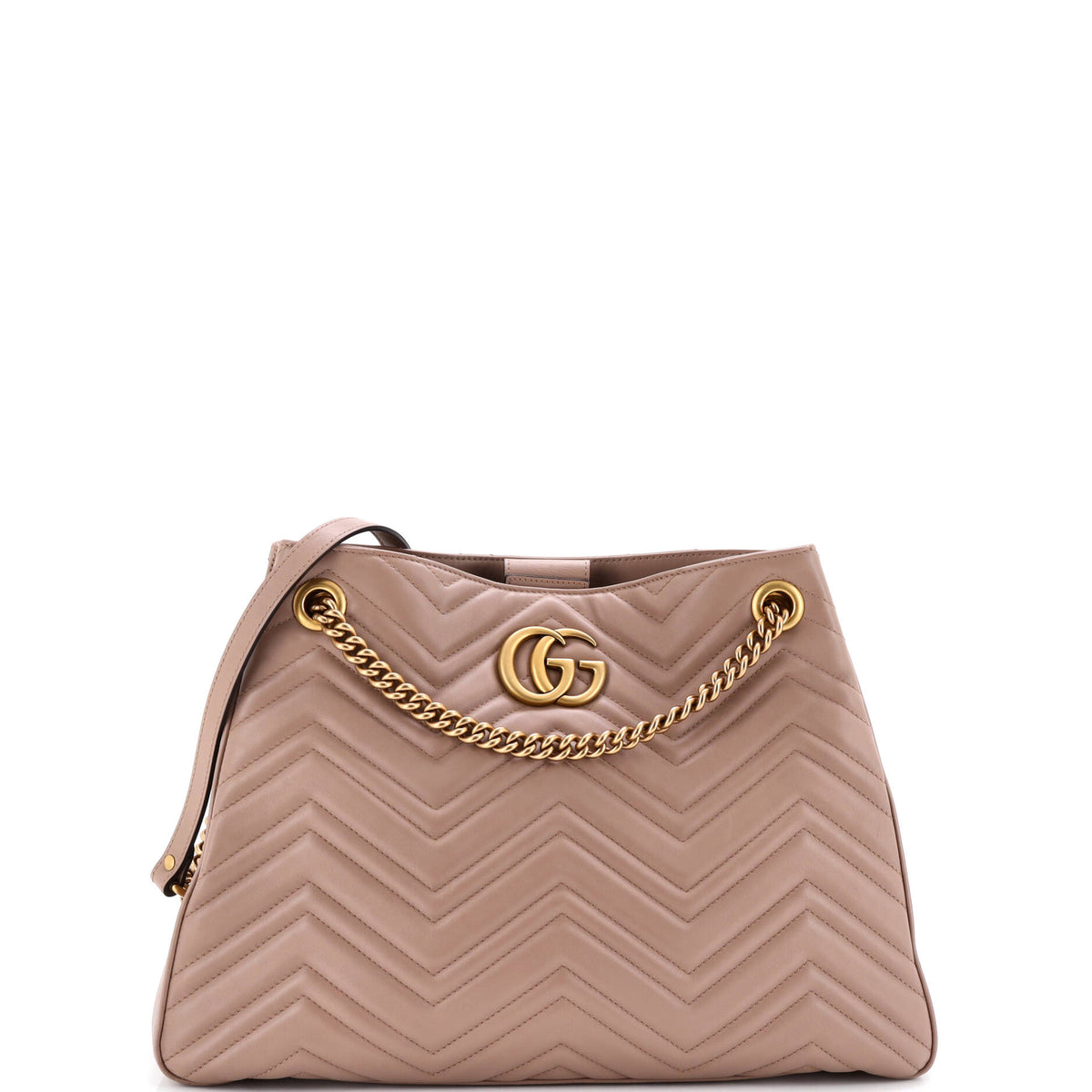 Gucci GUCCI GG Marmont Chain Tote Matelasse Leather Medium