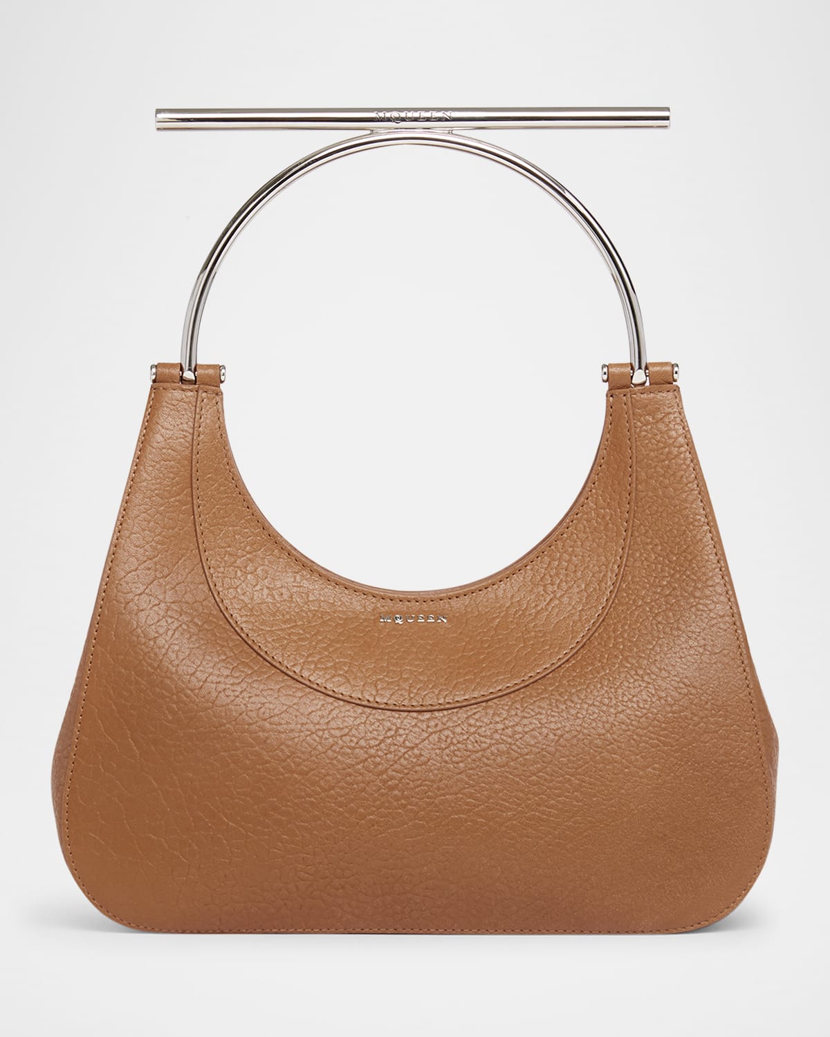 Alexander Mcqueen Crossbar Leather Top-Handle Bag