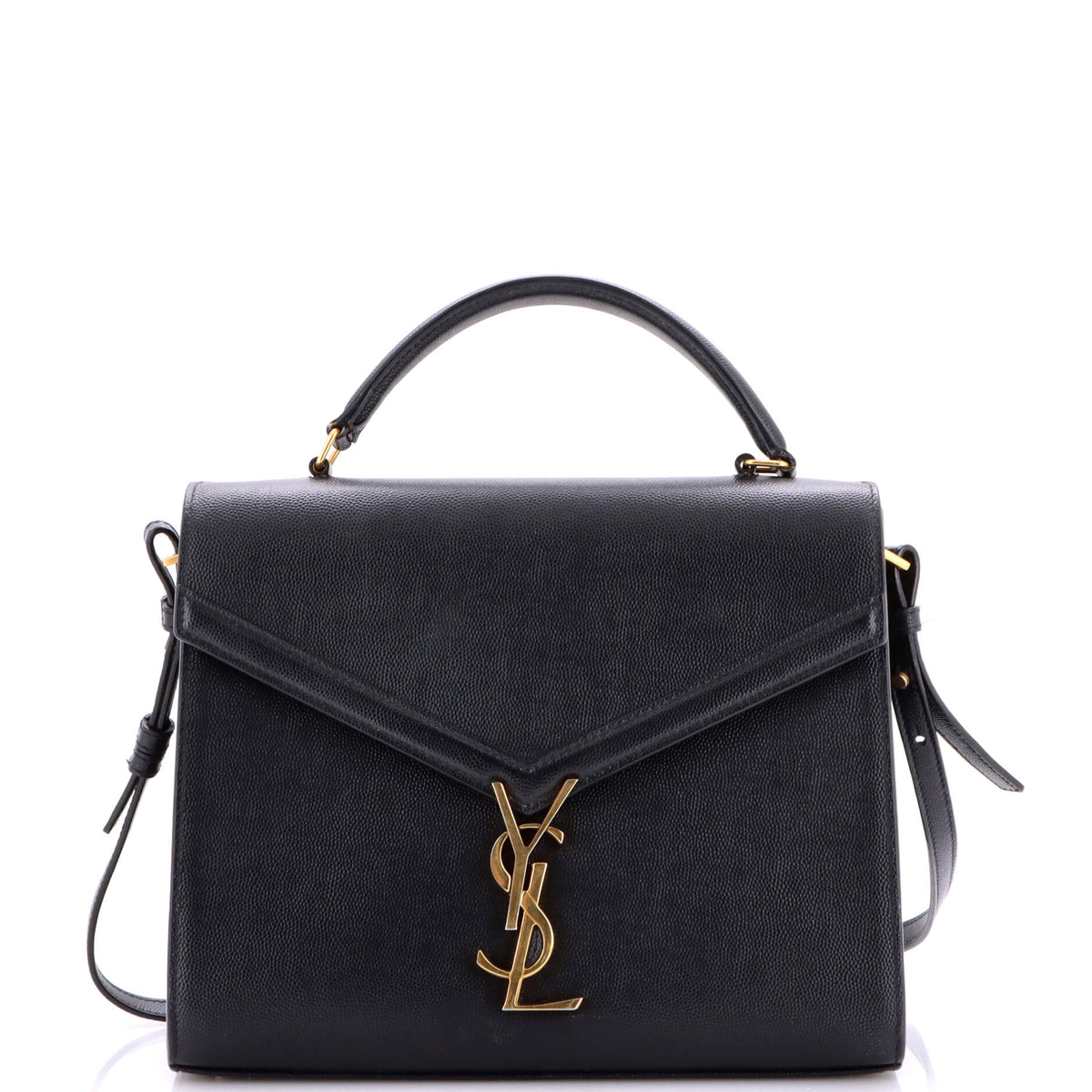 Saint Laurent Cassandra Top Handle Bag Leather Medium