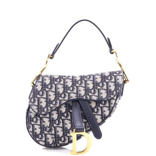 Saddle Handbag Oblique Canvas Mini