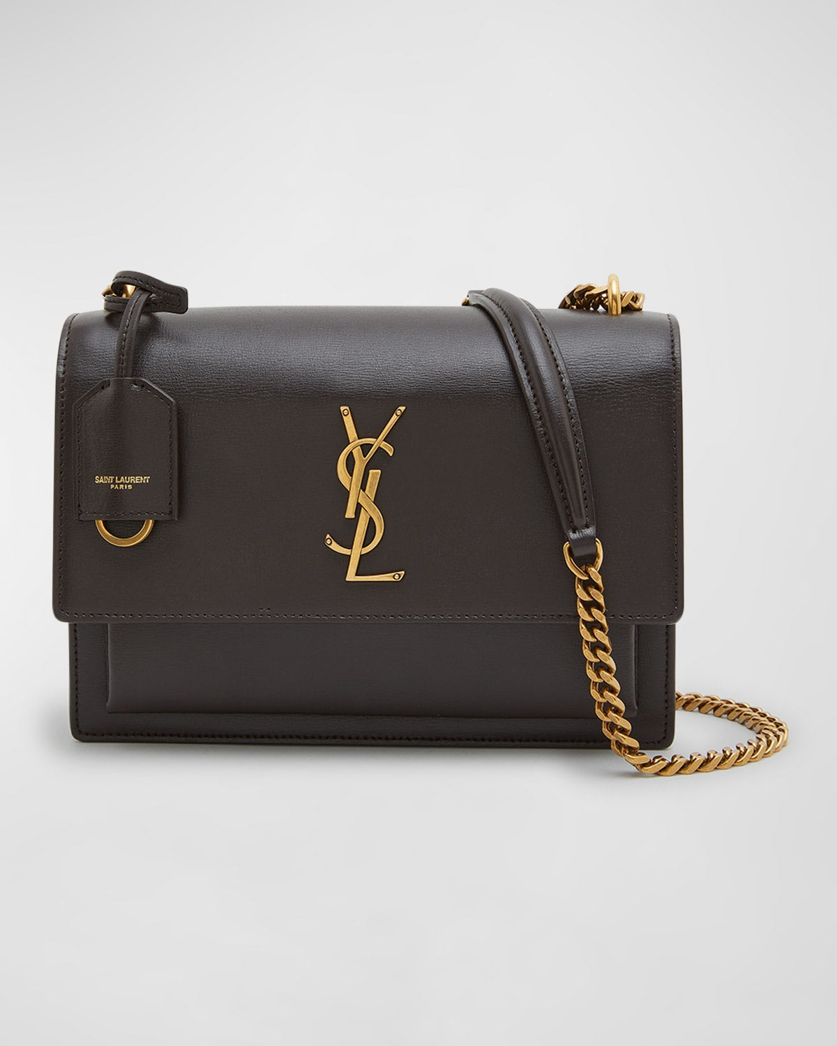 Saint Laurent Sunset Medium YSL Crossbody Bag in Smooth Leather