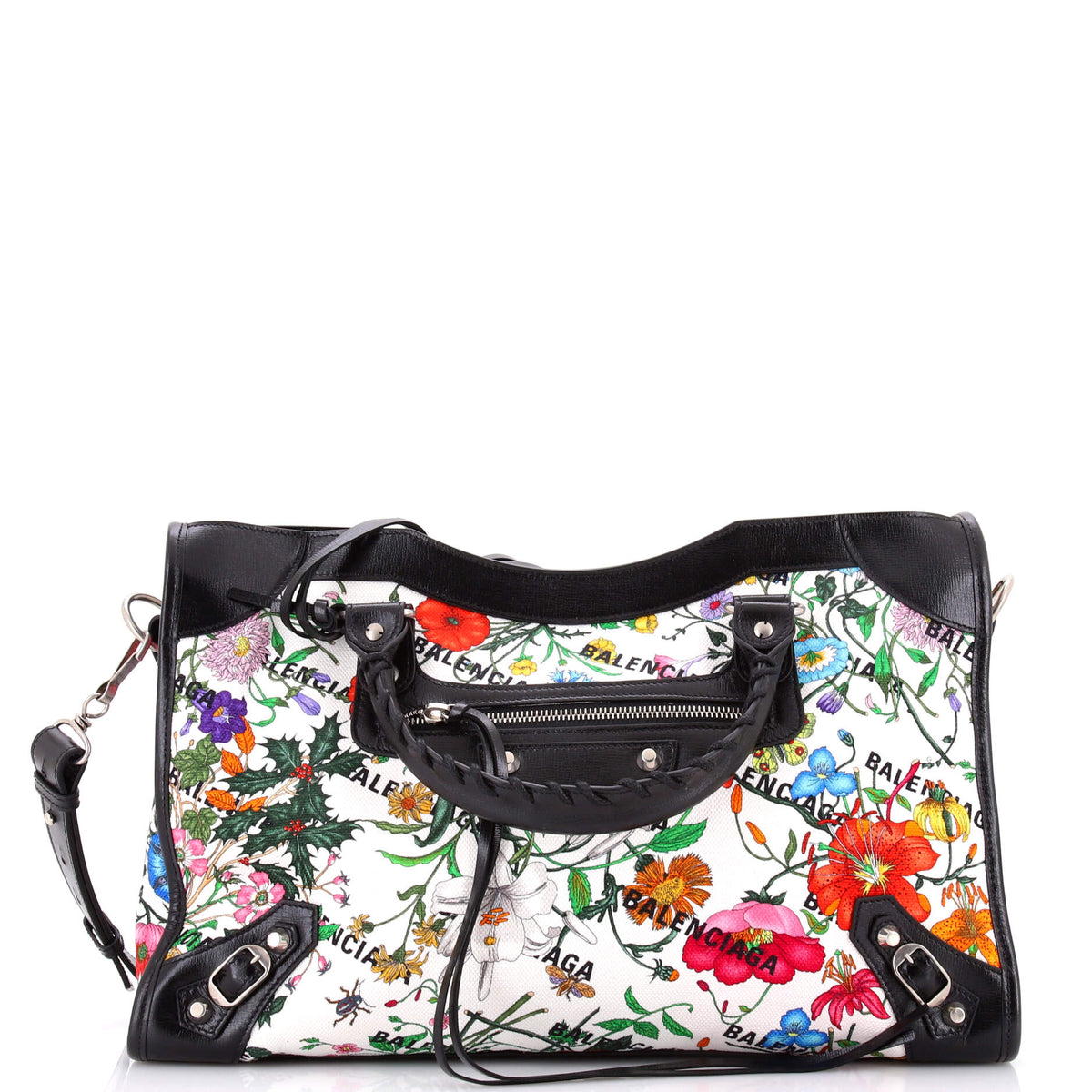 Gucci GUCCI x Balenciaga The Hacker Project Neo Classic City Bag Flora Canvas Medium